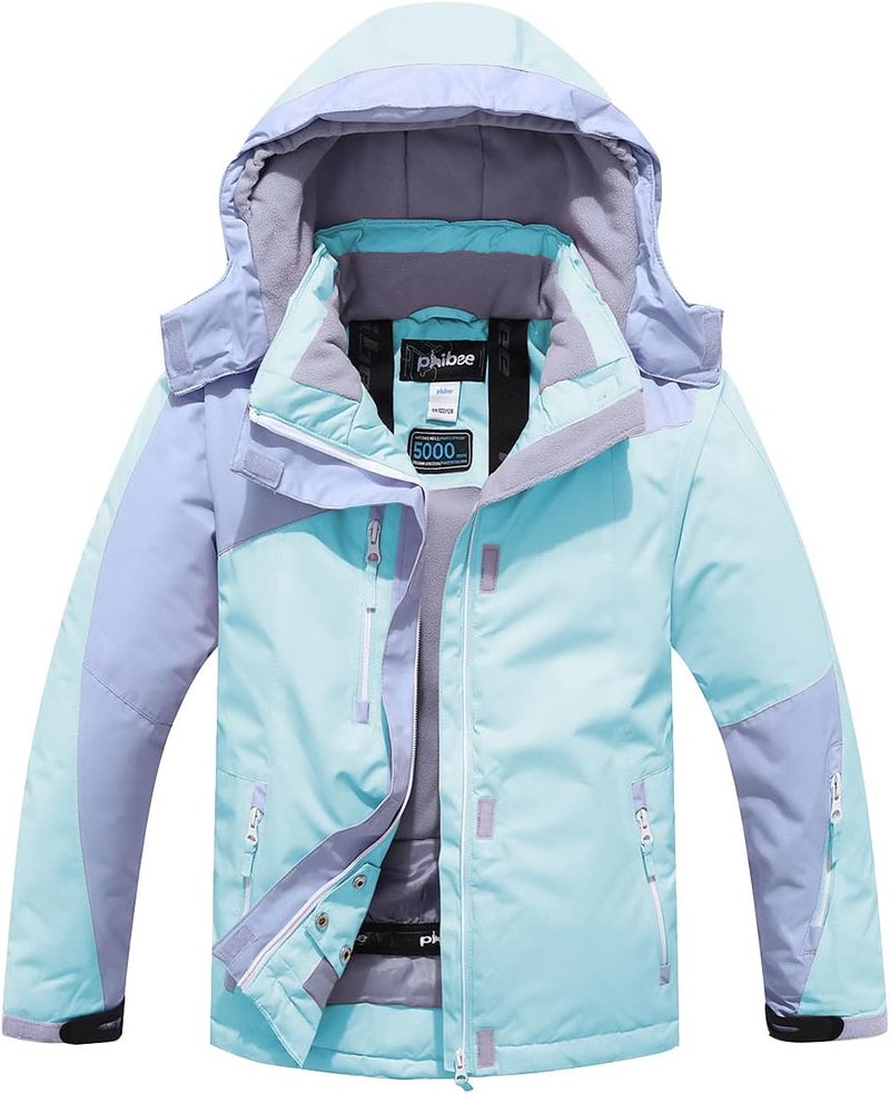 PHIBEE Store Girls' Sportswear Waterproof Windproof Snowboard Ski Jacket - Image 1